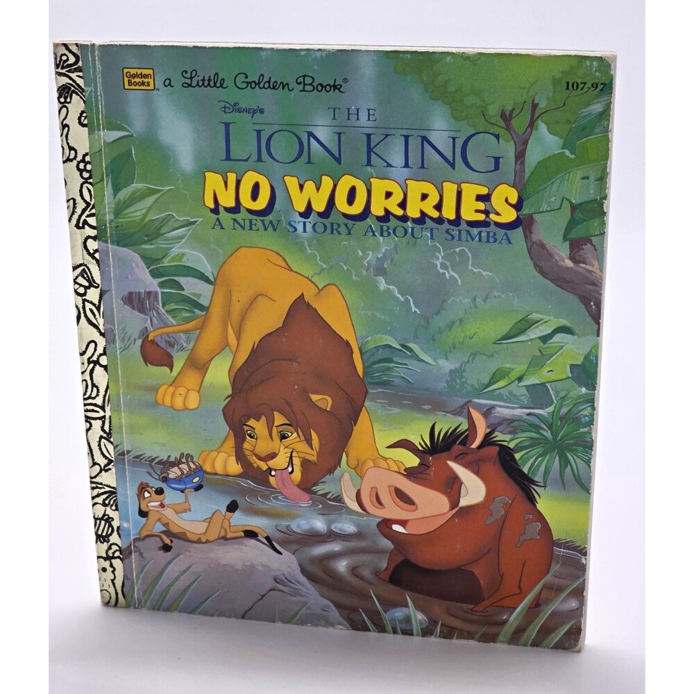 Golden Books Disney The Lion King No Worries A Little Golden Book Hardcover